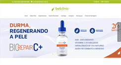 Desktop Screenshot of belclinic.com.br