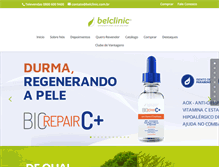 Tablet Screenshot of belclinic.com.br
